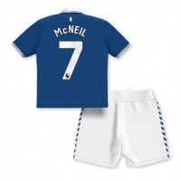 Fotbalové Dres Everton Dwight McNeil #7 Dětské Domácí 2023-24 Krátký Rukáv (+ trenýrky)